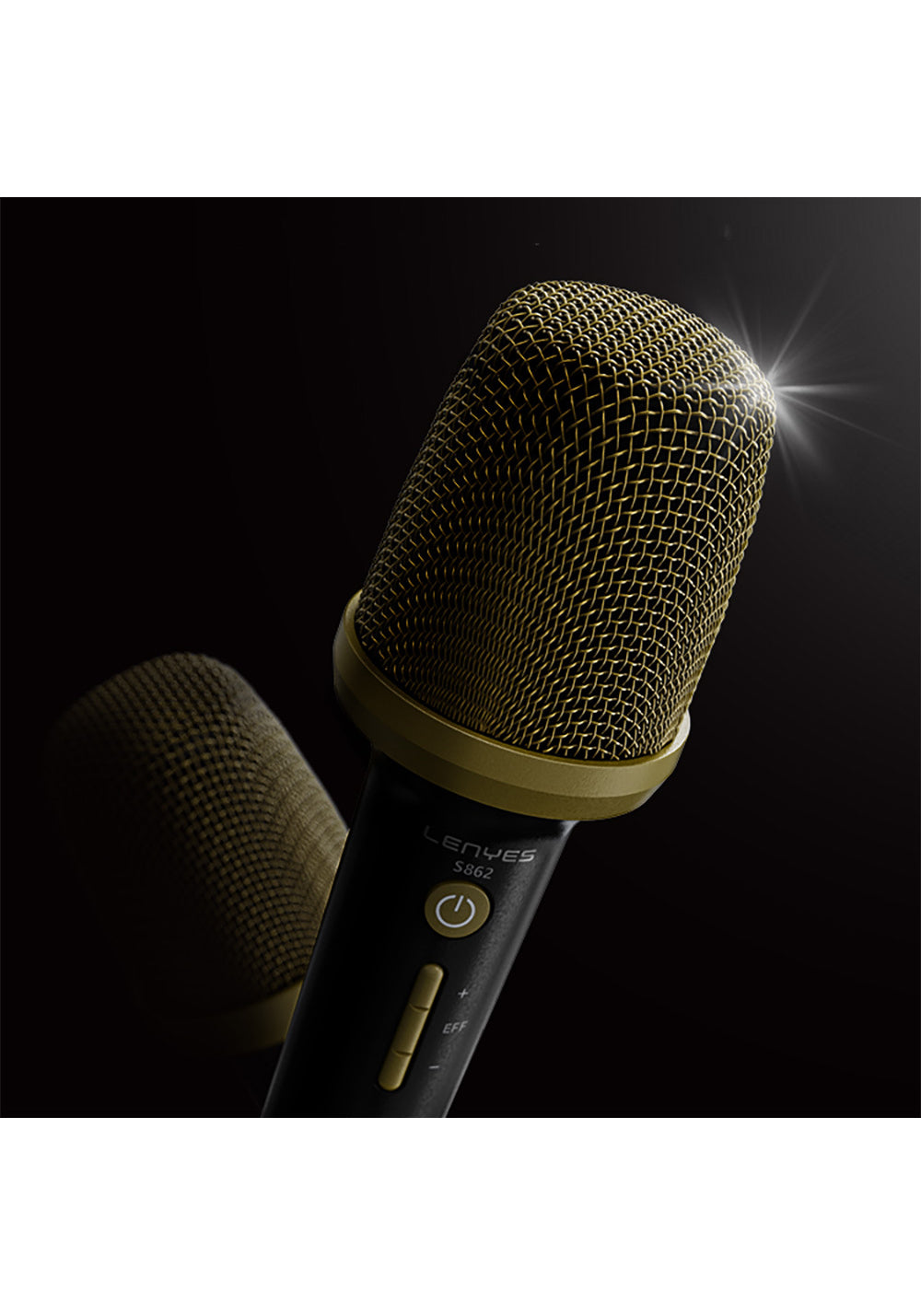 Lenyes S862 Su Geçirmez Mikrofonlu Çoklu Giriş Karaoke Bluetooth Hoparlör v5.3 120W