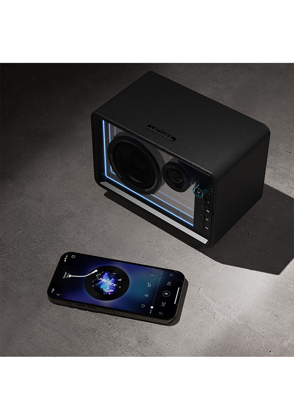 Lenyes S862 Su Geçirmez Mikrofonlu Çoklu Giriş Karaoke Bluetooth Hoparlör v5.3 120W