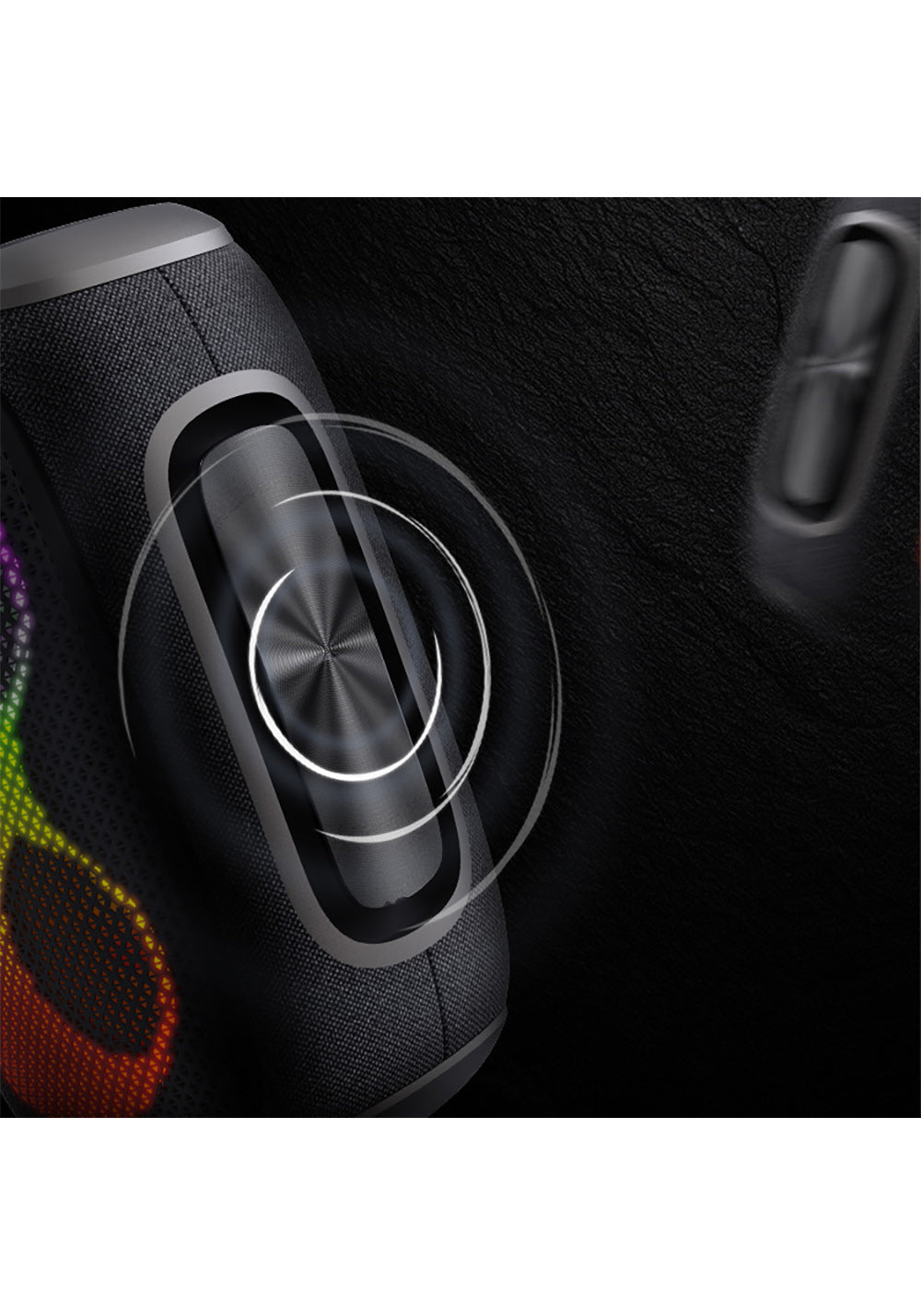 Lenyes S865 Luminous Serisi Su Geçirmez Çoklu Giriş RGB Işıklı TWS Bluetooth Hoparlör v5.3 40W