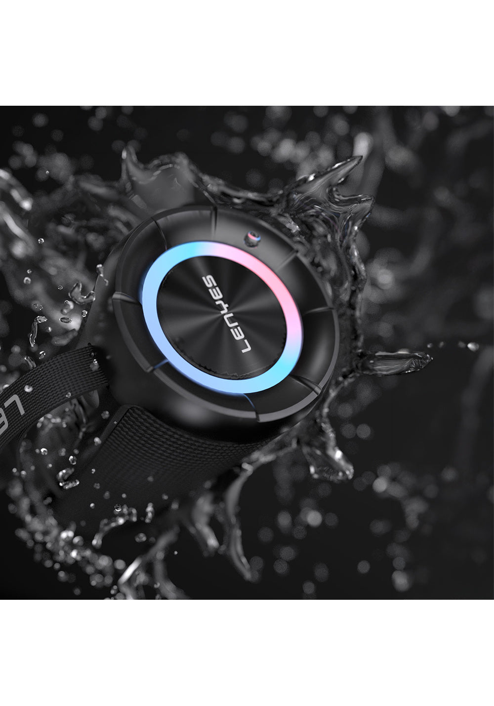 Lenyes S871 RGB Işıklı Taşınabilir Su Geçirmez TWS Bluetooth Hoparlör