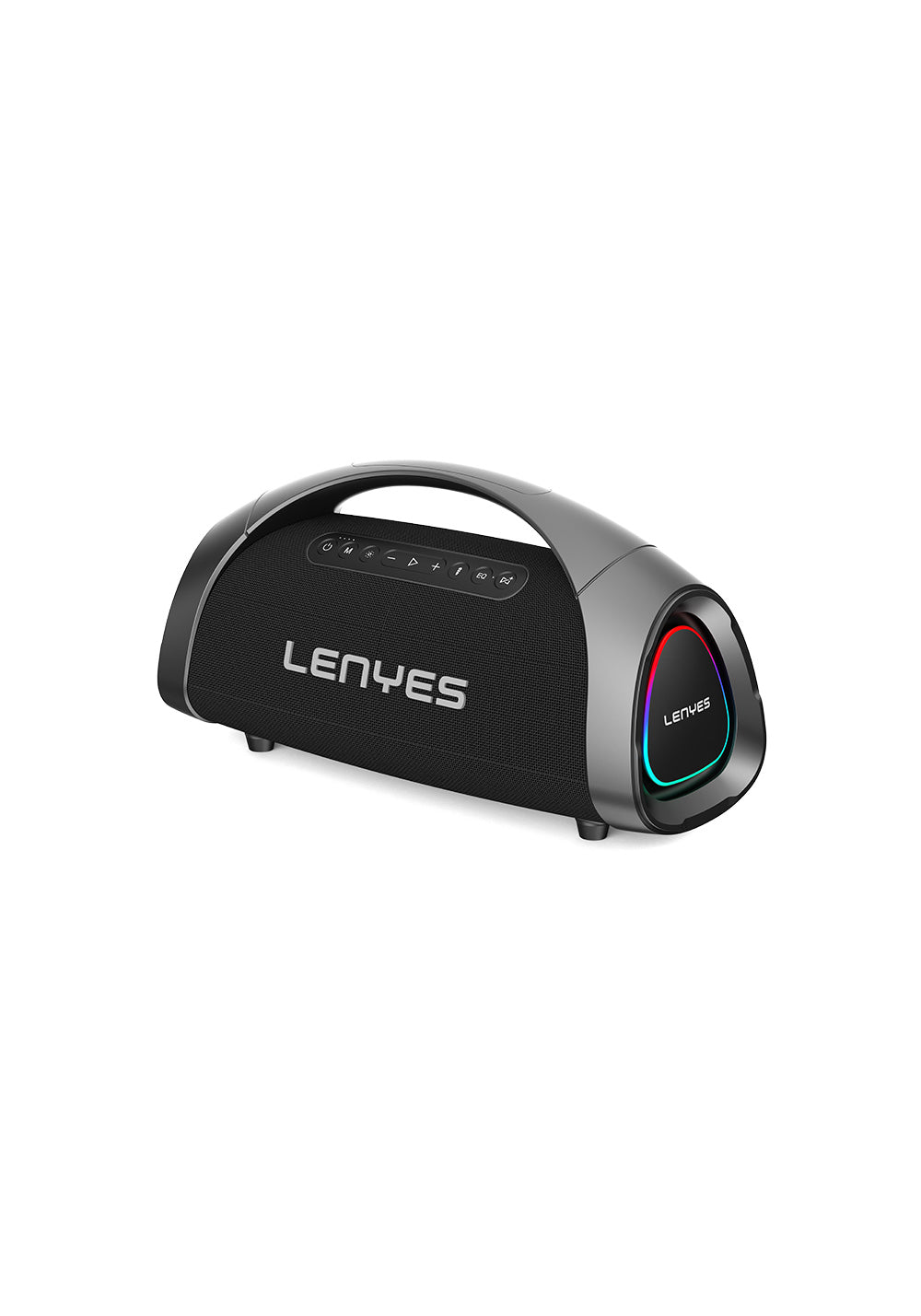 Lenyes S873 RGB Işıklı Taşınabilir Kumandalı&Mikrofonlu TWS Bluetooth Speaker Hoparlör v5.3