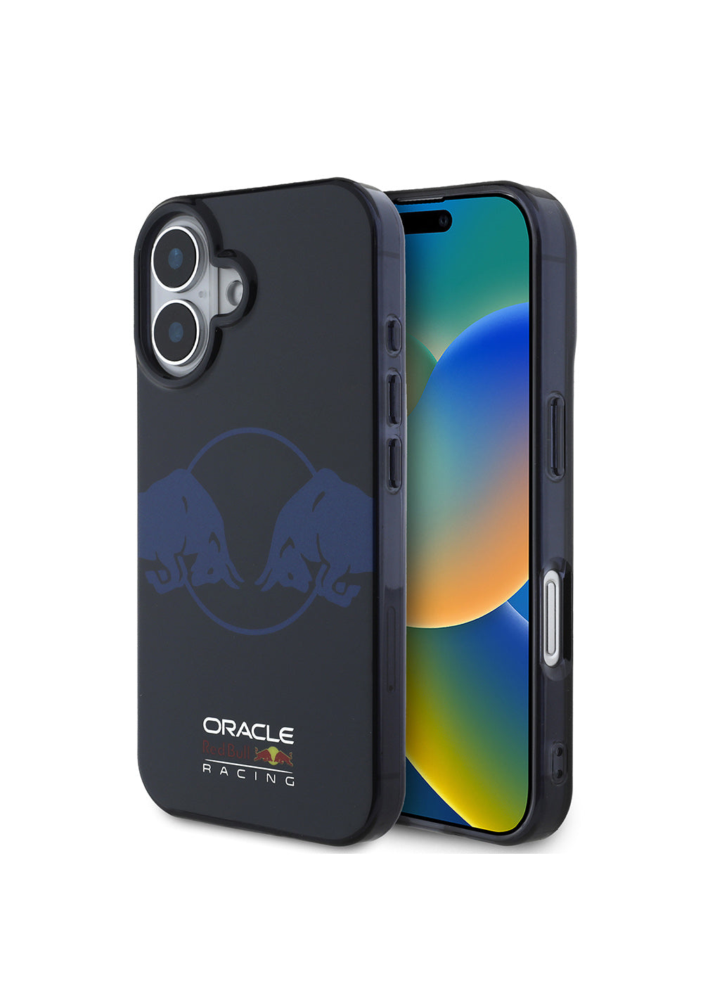 Apple iPhone 16 Kılıf Redbull Orijinal Lisanslı Manyetik Şarj Uyumlu IML Çift Boğa Baskılı Sert PC Kapak