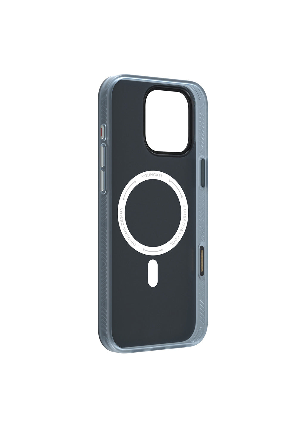 Apple iPhone 16 Pro Kılıf Manyetik Şarj Uyumlu Kamera Denetim Butonlu Youngkit Technology Serisi Kapak