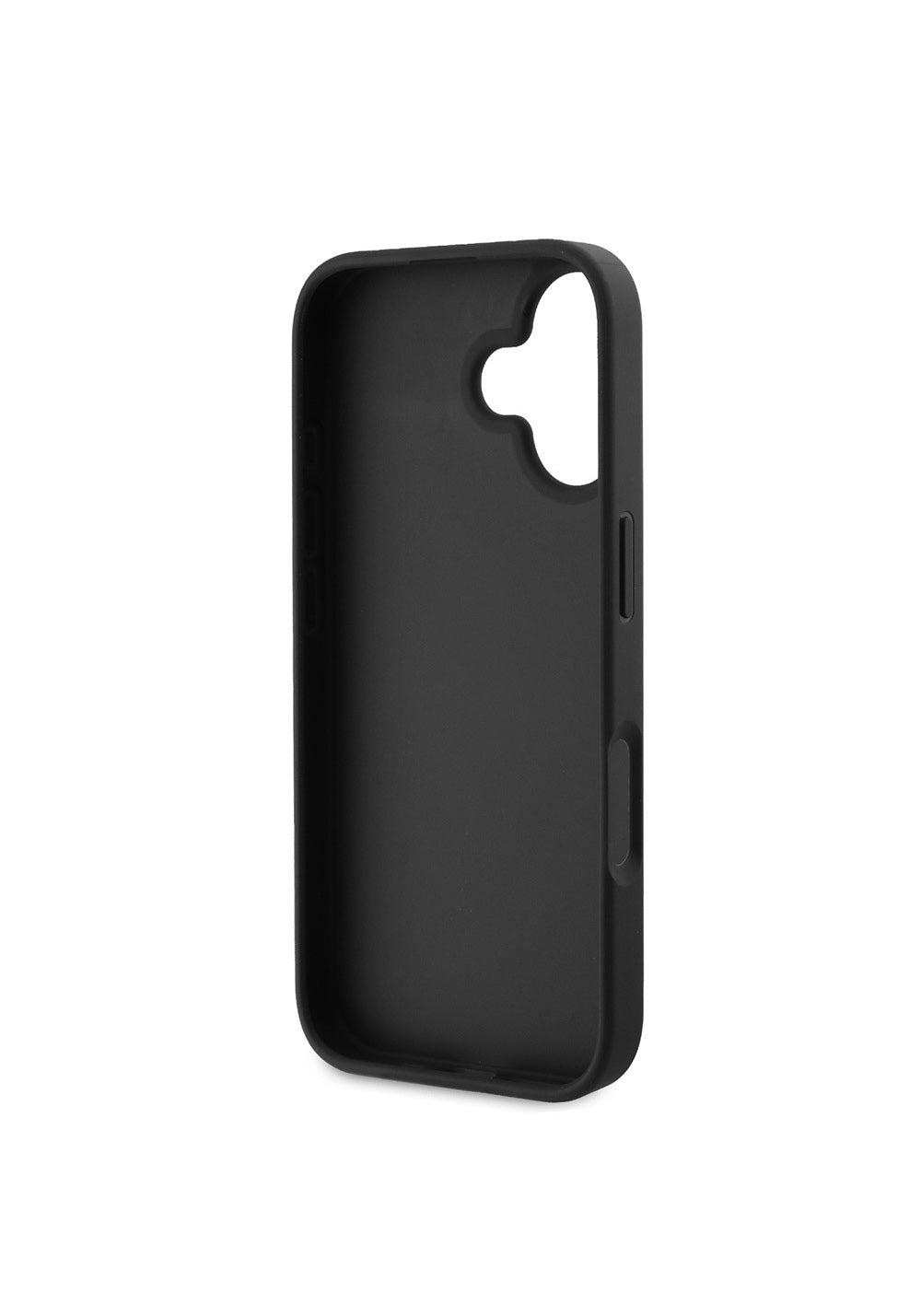 Apple iPhone 16 Kılıf Guess Orijinal Lisanslı PU Deri Taşlı Üçgen Logo 4G Desenli Strass Kapak