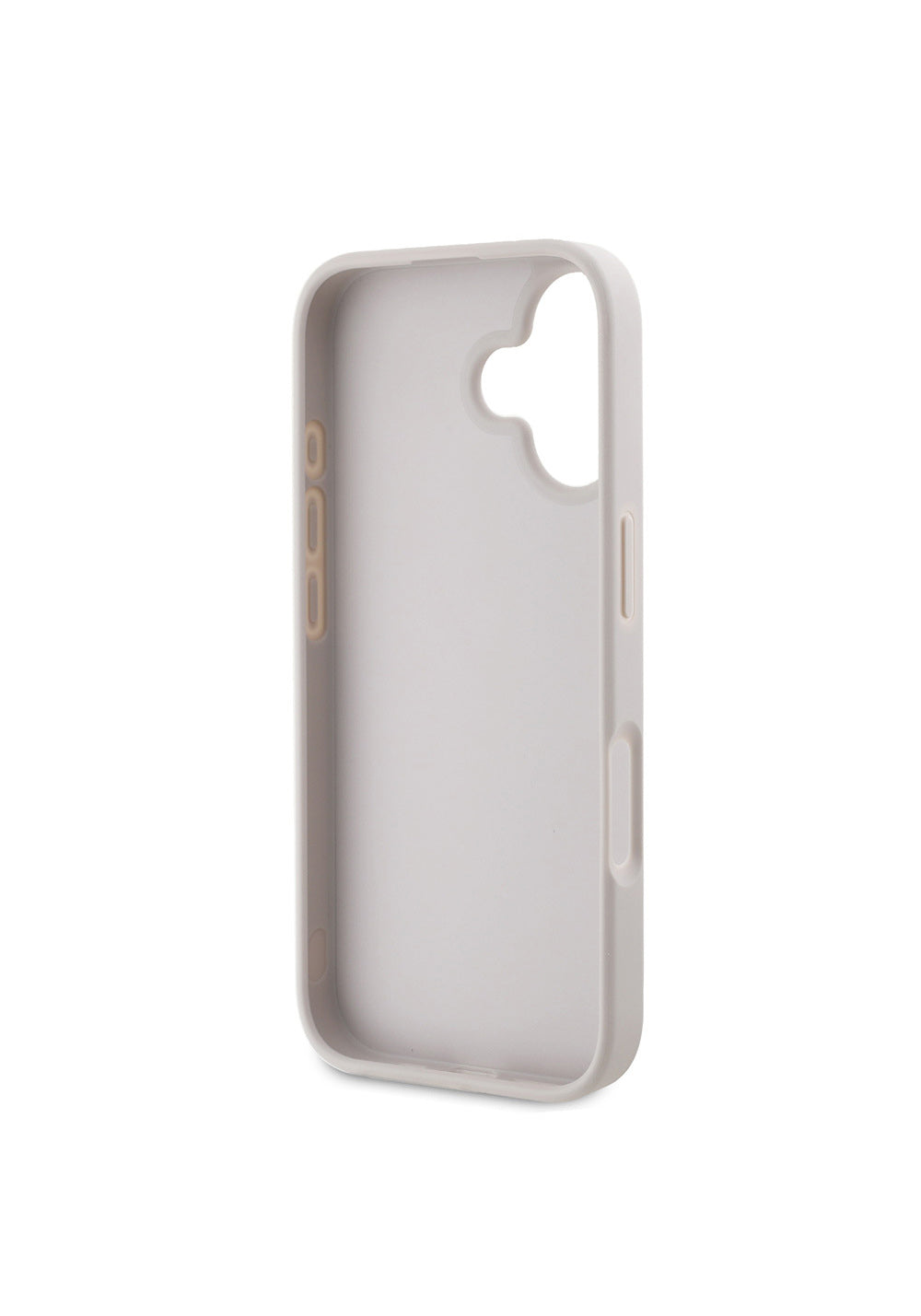 Apple iPhone 16 Kılıf Guess Orijinal Lisanslı PU Deri Taşlı Üçgen Logo 4G Desenli Strass Kapak