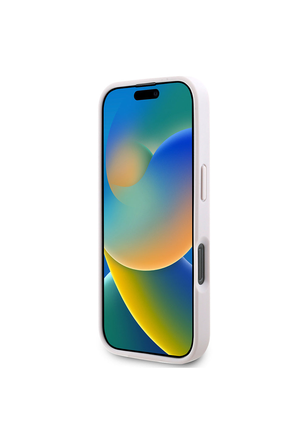 Apple iPhone 16 Pro Kılıf Guess Orijinal Lisanslı PU Deri Taşlı Üçgen Logo 4G Desenli Strass Kapak