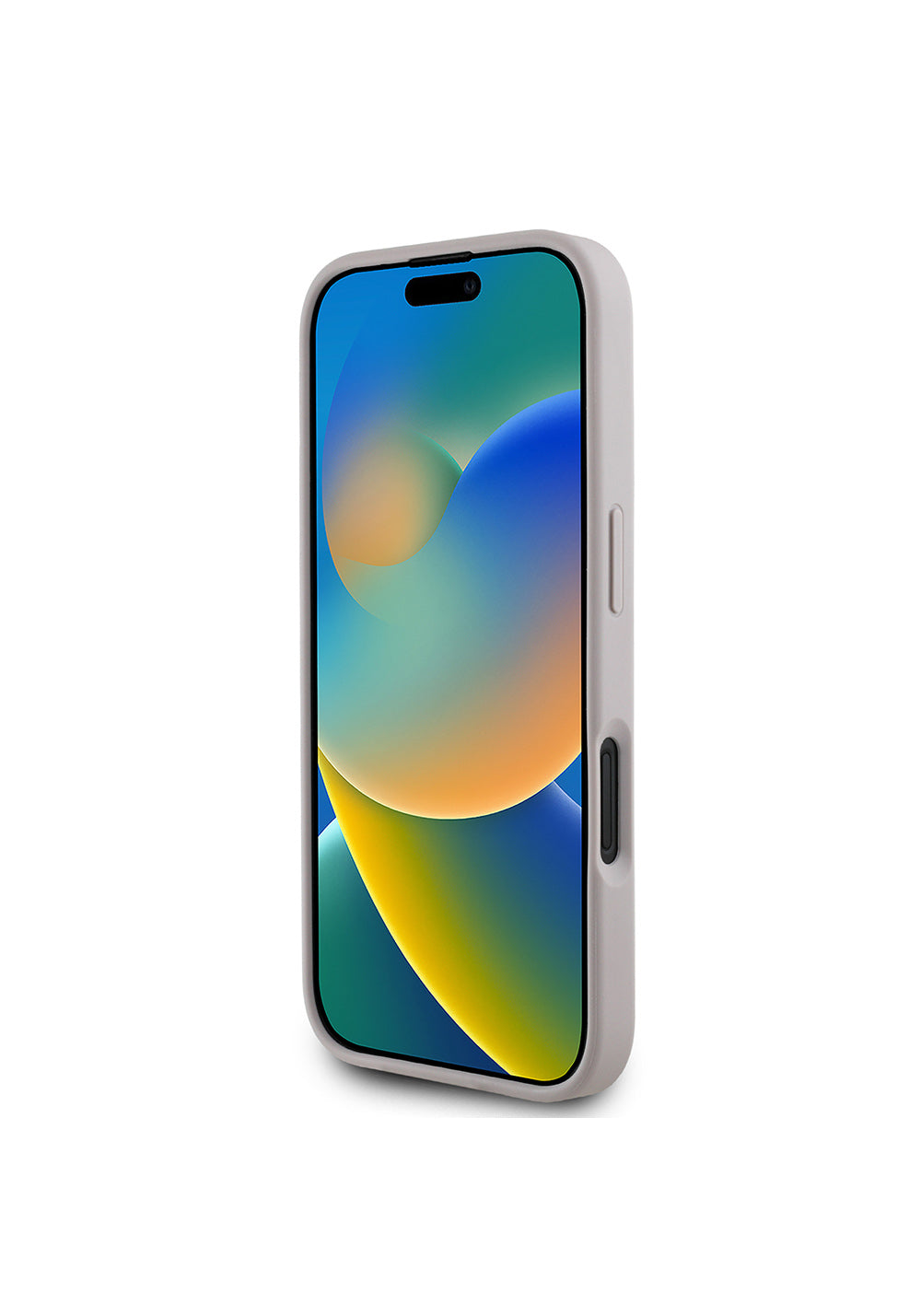 Apple iPhone 16 Kılıf Guess Orijinal Lisanslı Gül Baskılı Büyük Metal Logo Dizaynlı Kapak