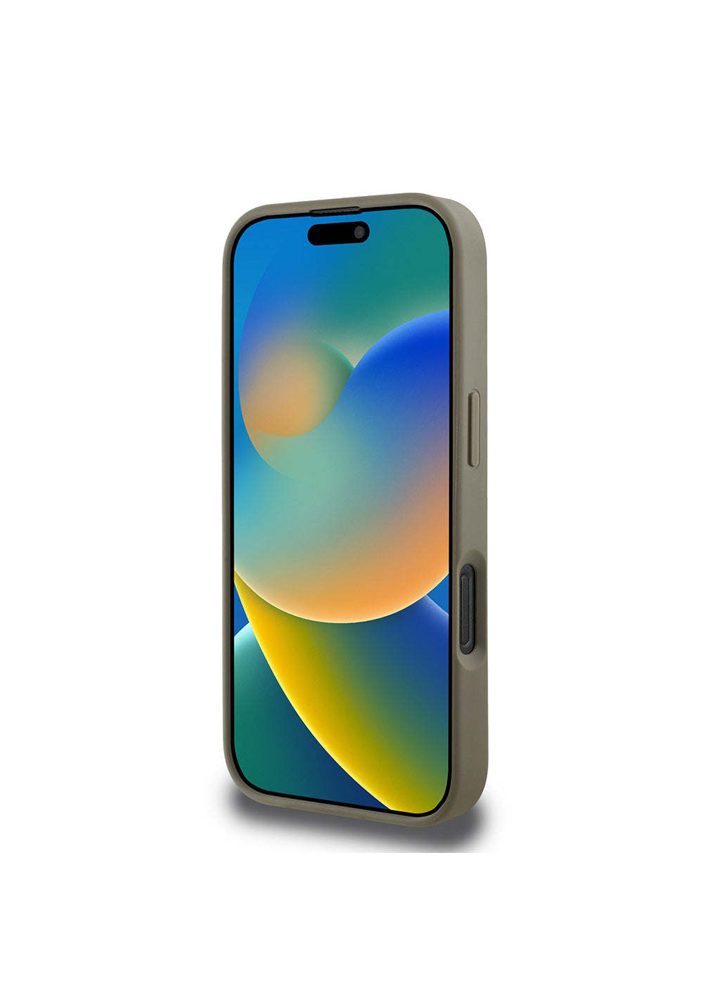 Apple iPhone 16 Pro Kılıf DKNY Orijinal Lisanslı Manyetik Şarj Uyumlu 3D Yazılı Grid Pattern Kapak