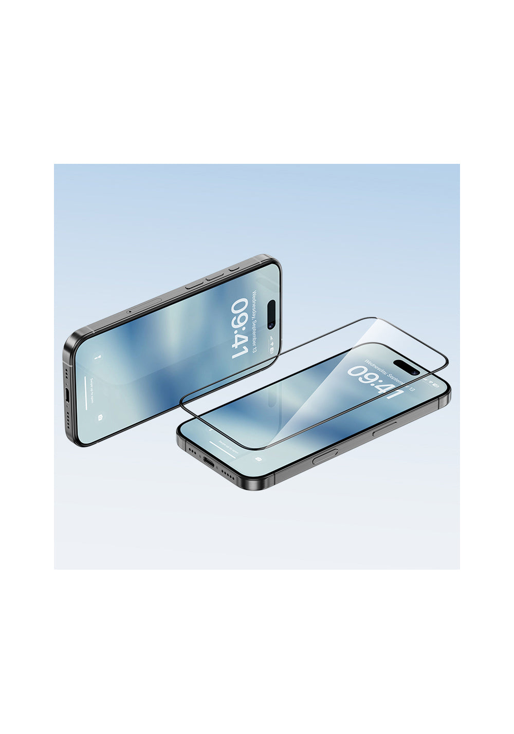 Apple iPhone 16 Pro Max Benks Ultra Shield 0.9mm Çerçeveli 0.3mm Ekran Koruyucu + Kolay Uygulama Aparatlı