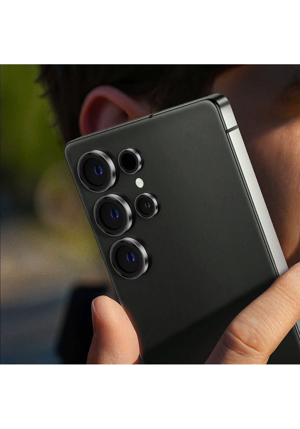 Galaxy S25 Ultra Amazingthing Titan Safir Kamera Lens Koruyucu + Kolay Uygulama Aparatlı