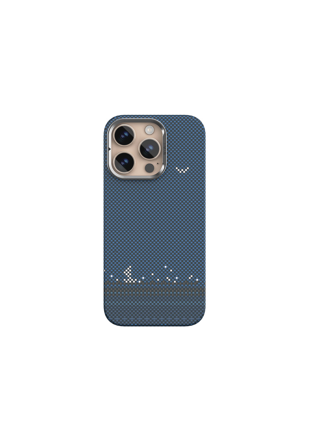 Apple iPhone 16 Pro Max Kılıf Wiwu DCC-209 Manyetik Şarj Uyumlu Kamera Standlı Aramid Fiber Tasarım Kapak