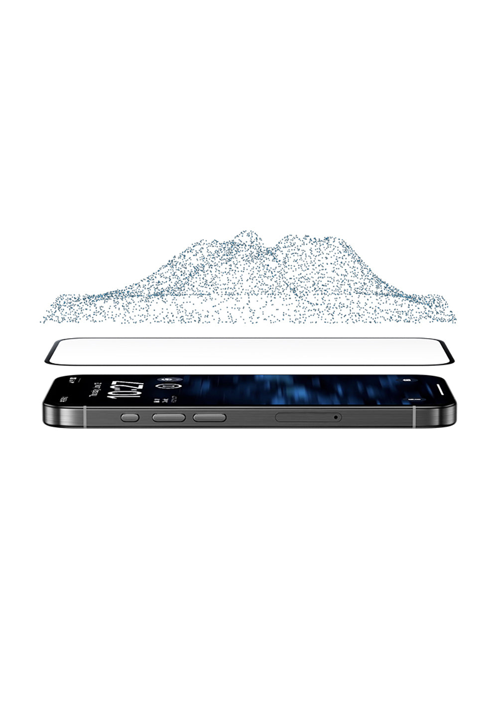 Apple iPhone 16 Pro Benks Glass Warrior Safir Coating Ultra İnce Cam Ekran Koruyucu 10'lu Paket