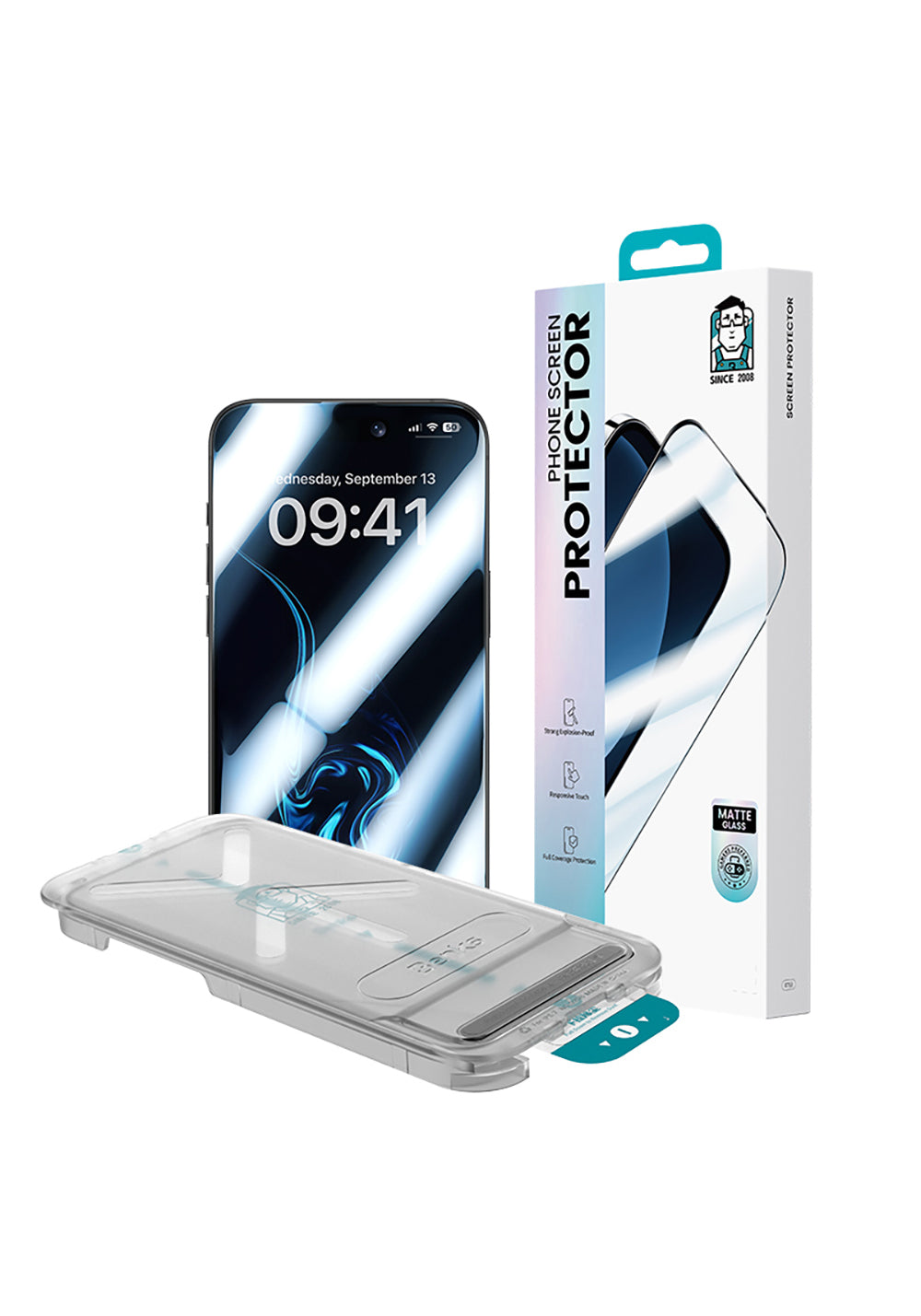 Apple iPhone 16 Pro Benks JoyTouch 0.3mm Mat Oyun Ekran Koruyucu + Kolay Uygulama Aparatı
