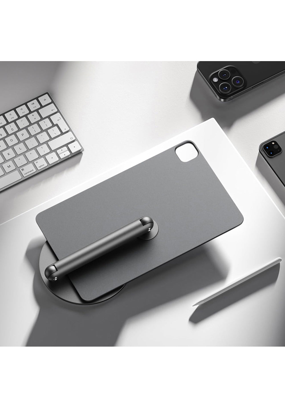 Apple iPad Air 11 2025 M3 Wiwu ZM-310 360 Derece Dönebilen Magnetik Başlıklı Tablet Standı