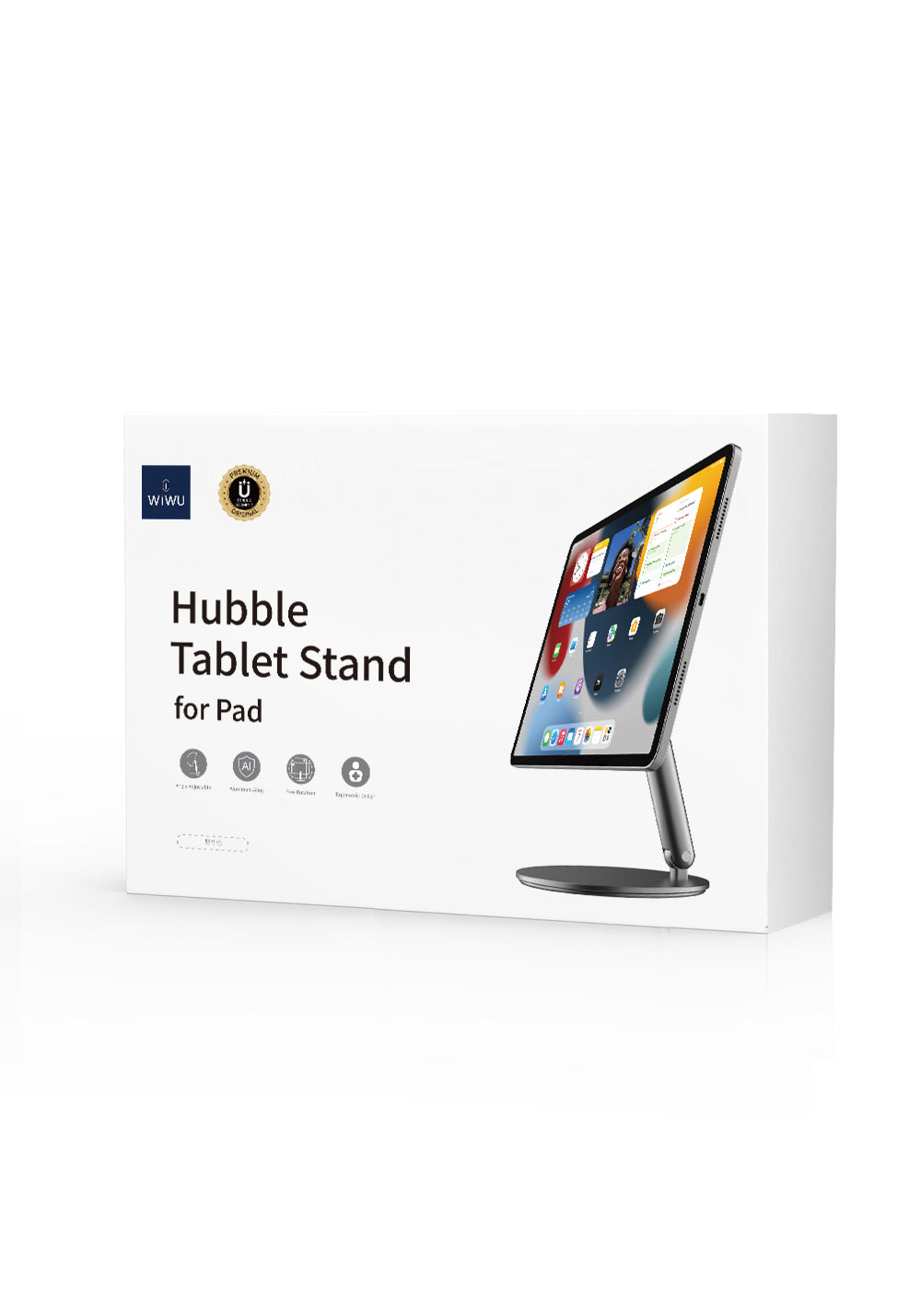 Apple iPad Air 13 2025 M3 Wiwu ZM-310 360 Derece Dönebilen Magnetik Başlıklı Tablet Standı