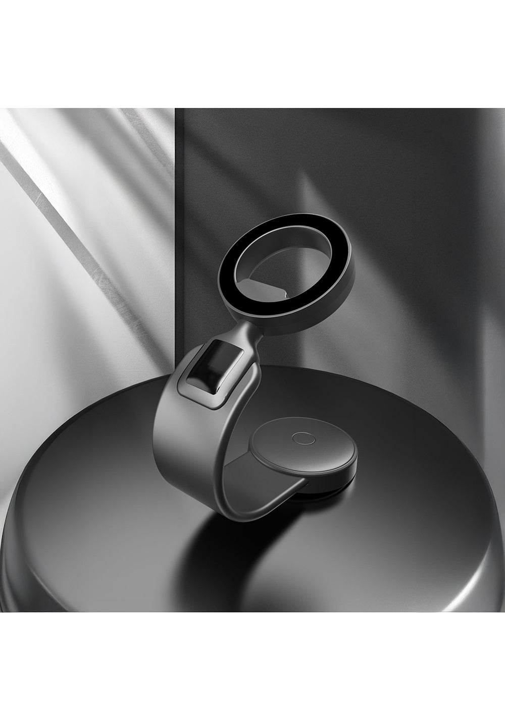 Lenyes CR185 Magnetik M-safe Uyumlu Bükülebilen Eğimi ve Düz Zemin Araç Telefon Tutucu