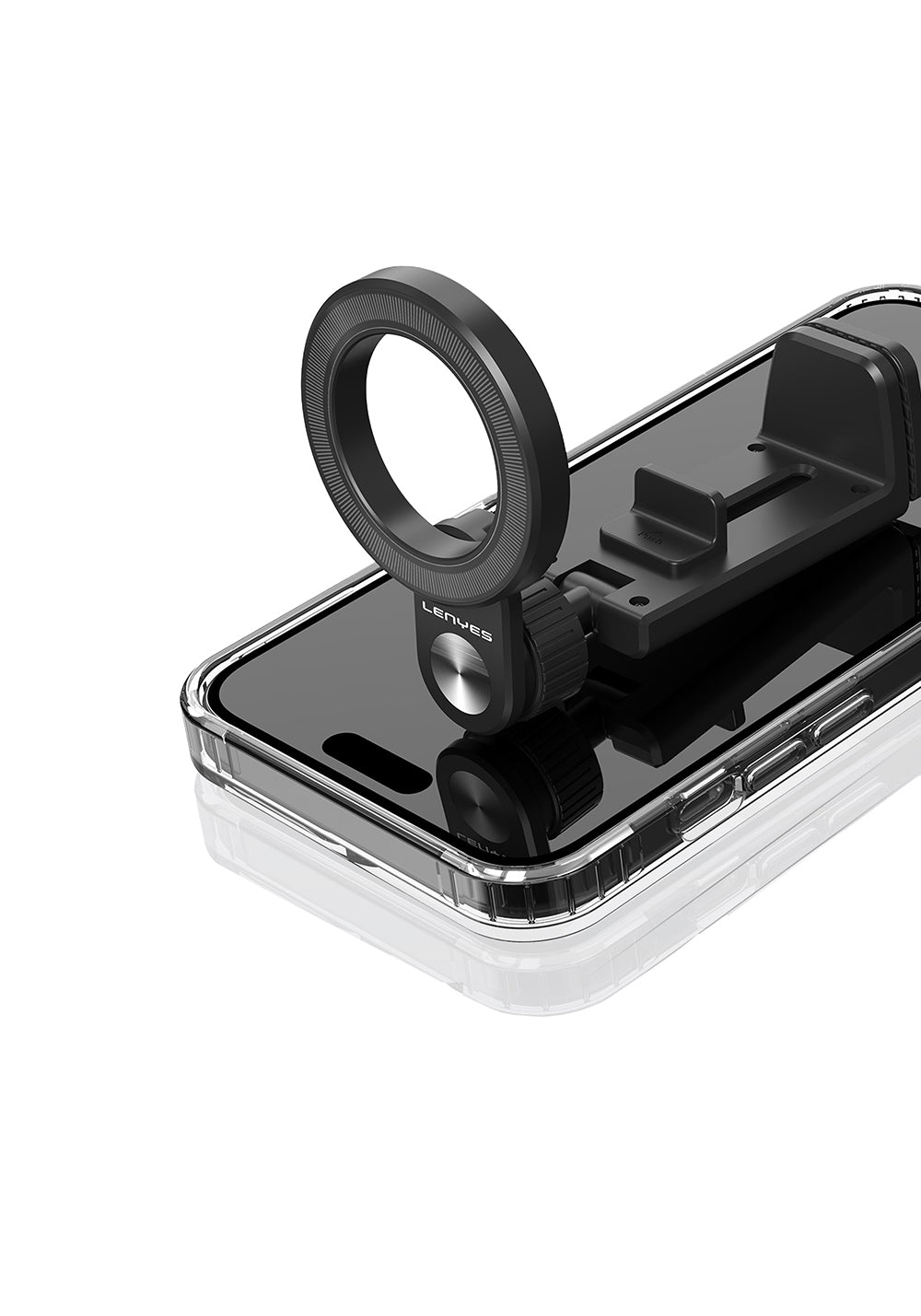 Lenyes CR187 Oynar Başlıklı Magnetik Masa Telefon Tutucu