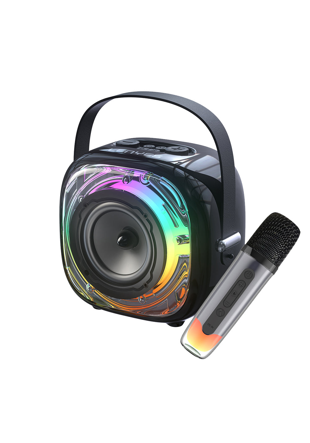 Lenyes S226 RGB Işıklı Askılı Mikrofonlu Bluetooth Speaker Hoparlör v5.3