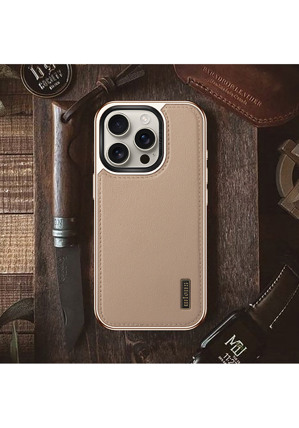 Apple iPhone 16 Pro Kılıf Manyetik Şarj Uyumlu Standlı Leto Kapak