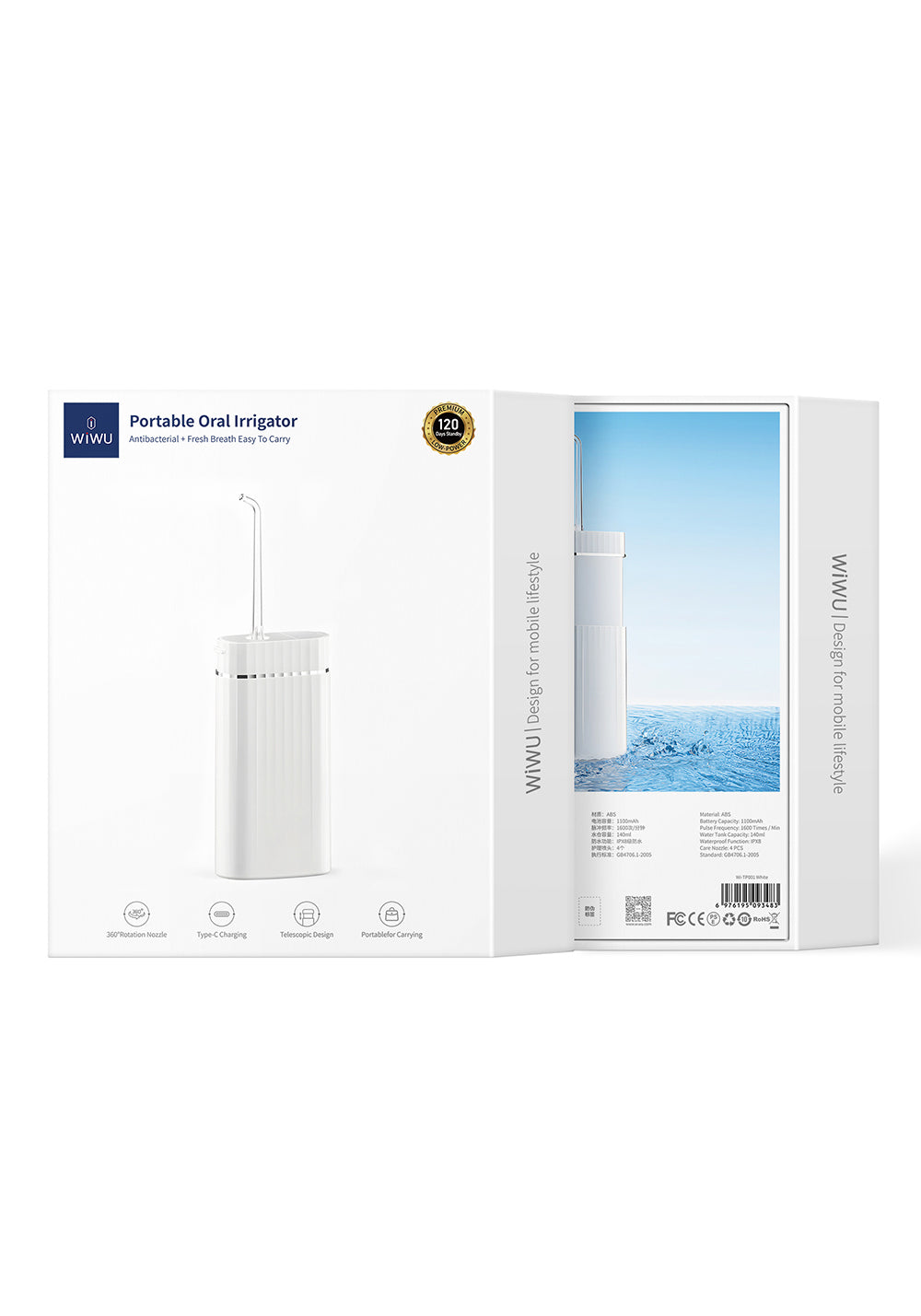 Wiwu Wi-TP001 Taşınabilir Ağız Duşu Makinesi
