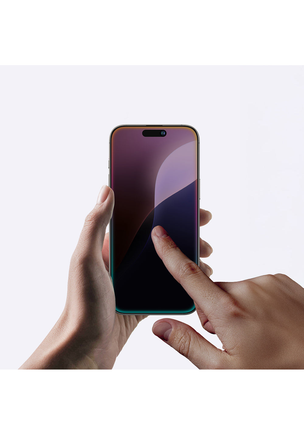 Apple iPhone 16 Pro Amazingthing Radix Privacy Parmak İzi Bırakmayan Temperli Cam Ekran Koruyucu