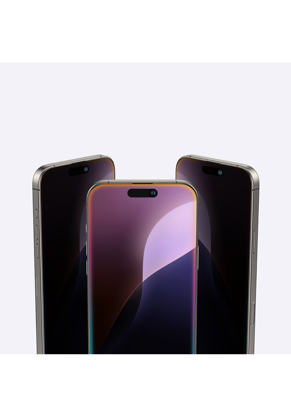 Apple iPhone 16 Amazingthing Titan Privacy Parmak İzi Bırakmayan Temperli Cam Ekran Koruyucu