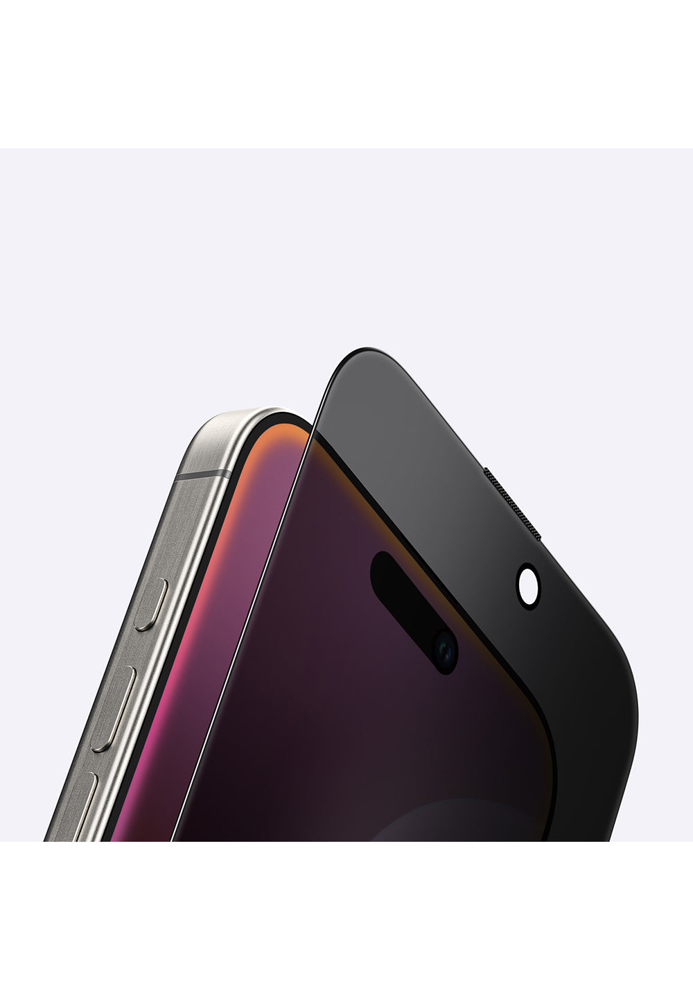 Apple iPhone 16 Amazingthing Titan Privacy Parmak İzi Bırakmayan Temperli Cam Ekran Koruyucu