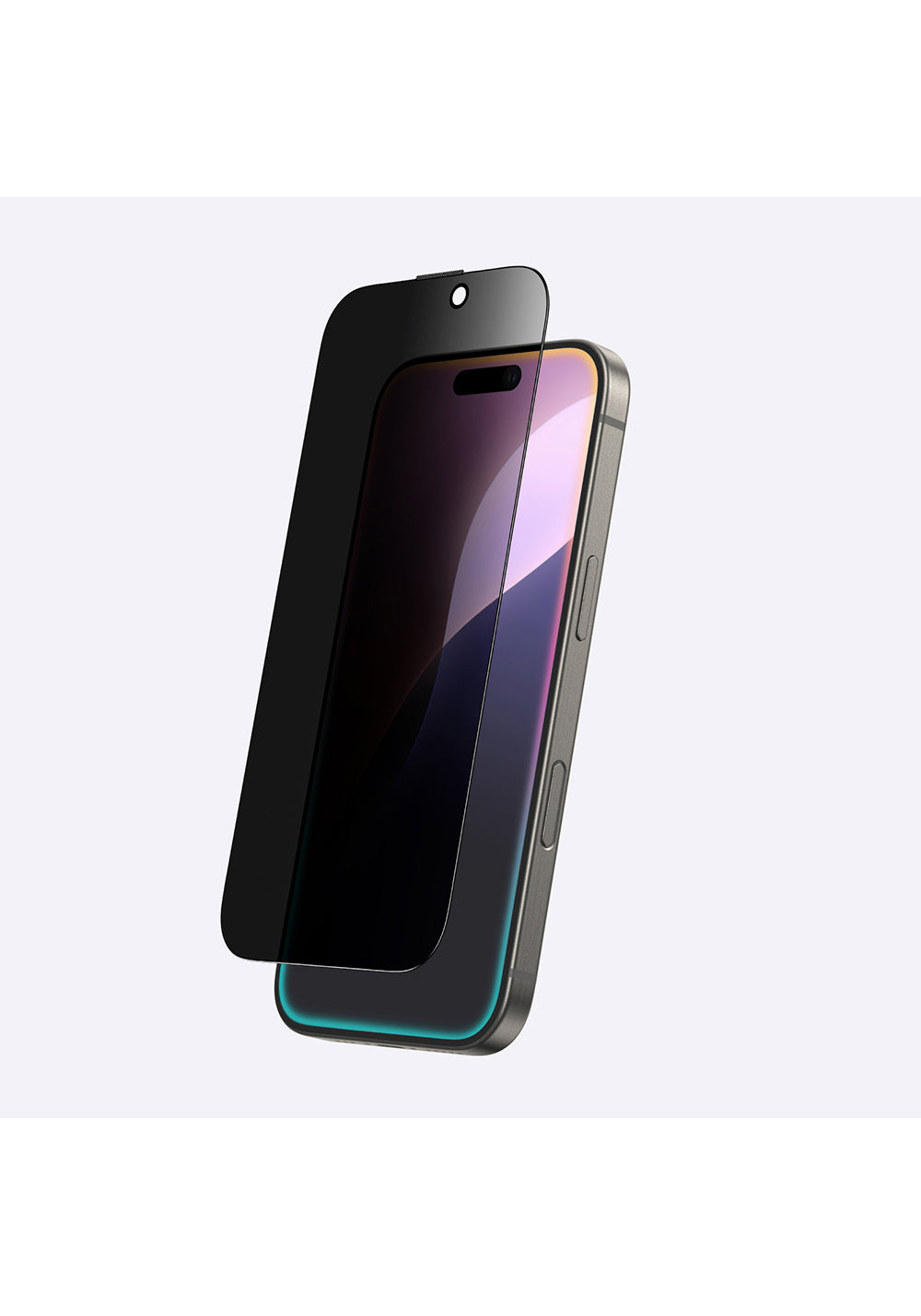 Apple iPhone 16 Pro Amazingthing Titan Privacy Parmak İzi Bırakmayan Temperli Cam Ekran Koruyucu