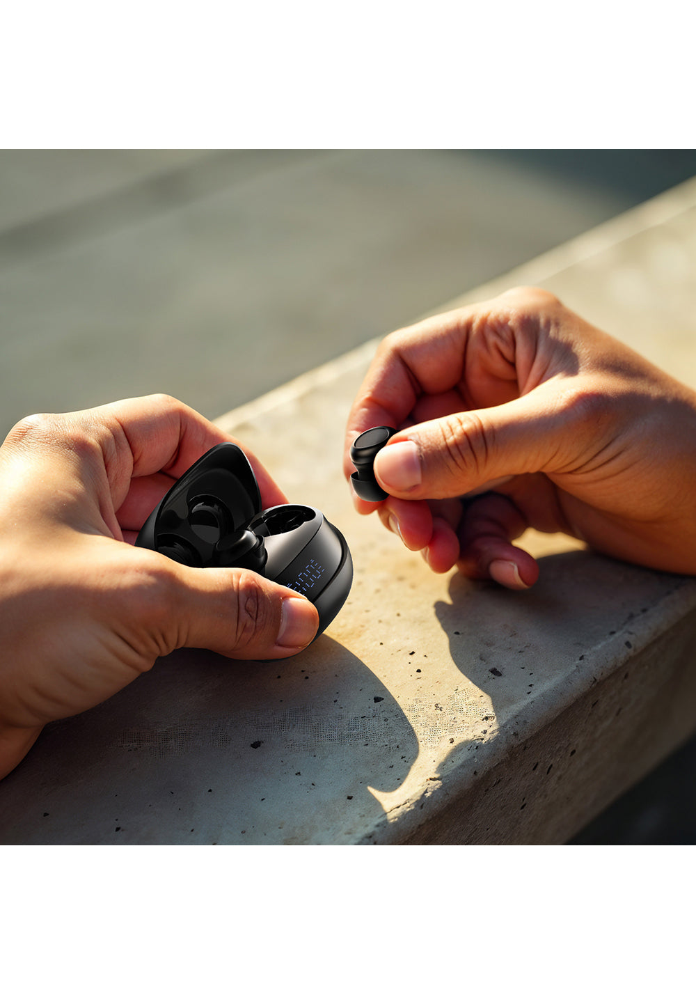 Amazingthing Amazsound Lite Dijital LED Göstergeli Kulak İçi Bluetooth Kulaklık v5.4