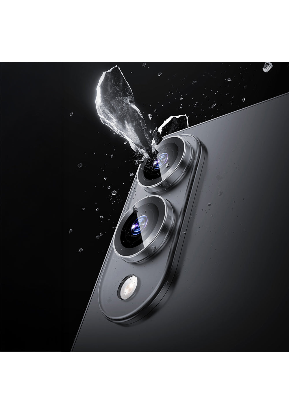 Galaxy S25 Edge Benks Glass Warrior Kolay Uygulama Aparatlı Kamera Lens Koruyucu