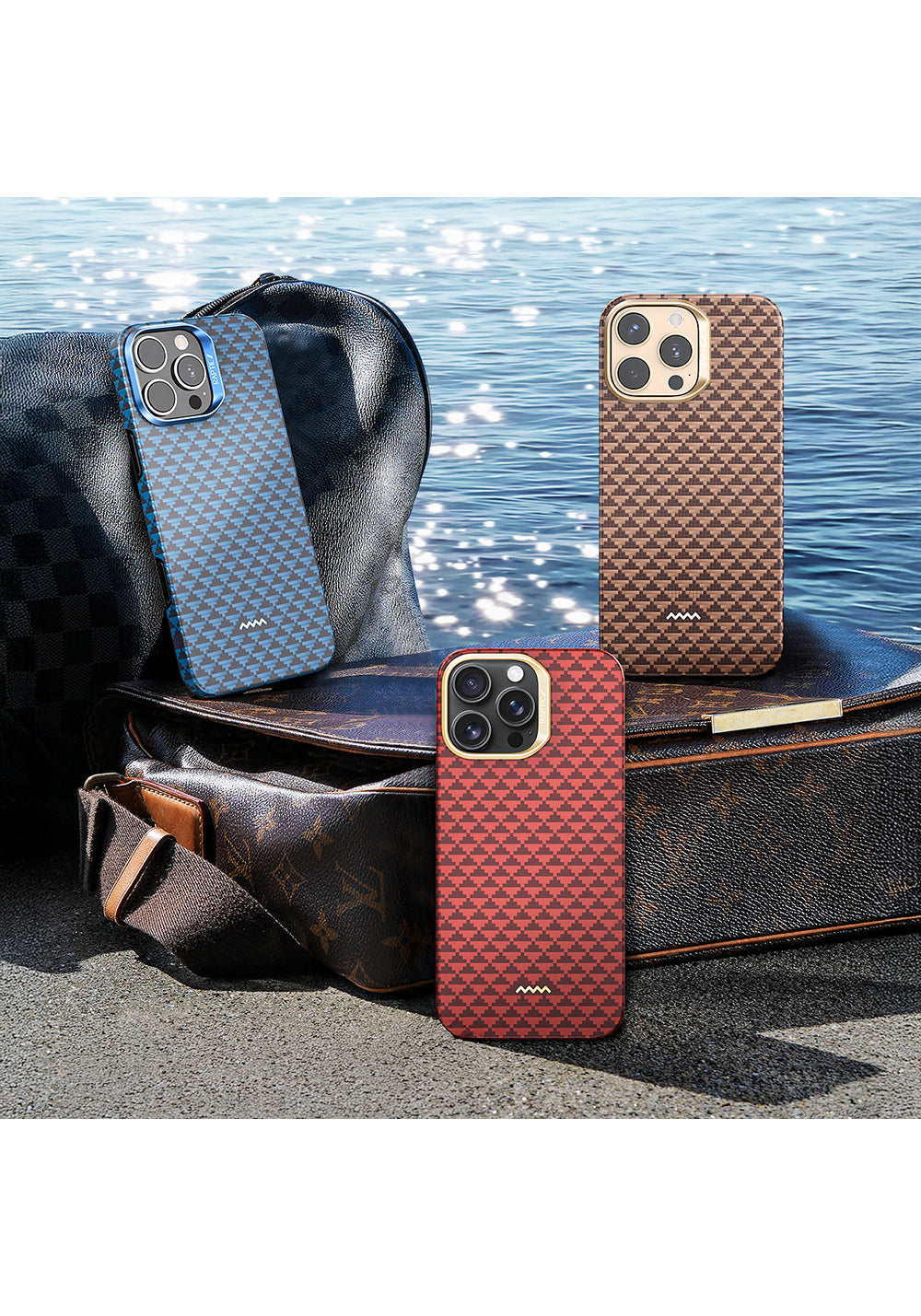 Apple iPhone 16 Pro Max Kılıf Manyetik Şarj Uyumlu Raptic Aramid Skin Origin Serisi Karbon Kapak