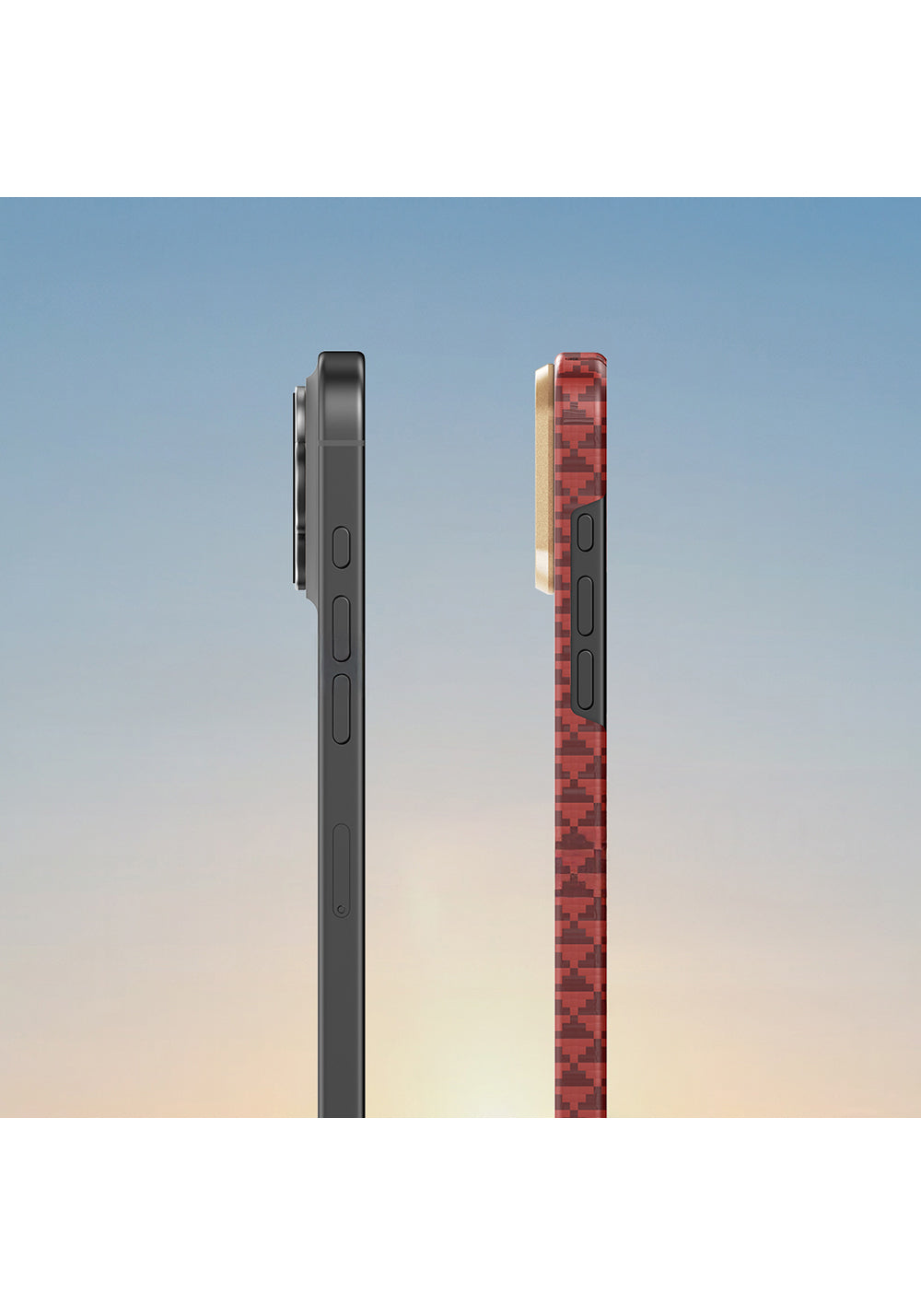 Apple iPhone 16 Pro Max Kılıf Manyetik Şarj Uyumlu Raptic Aramid Skin Origin Serisi Karbon Kapak