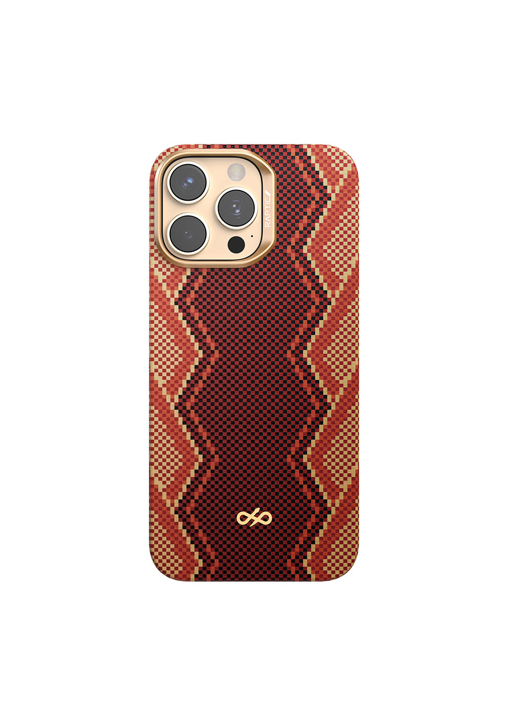Apple iPhone 16 Pro Max Kılıf Manyetik Şarj Uyumlu Raptic Aramid Skin Bionic Serisi Karbon Kapak