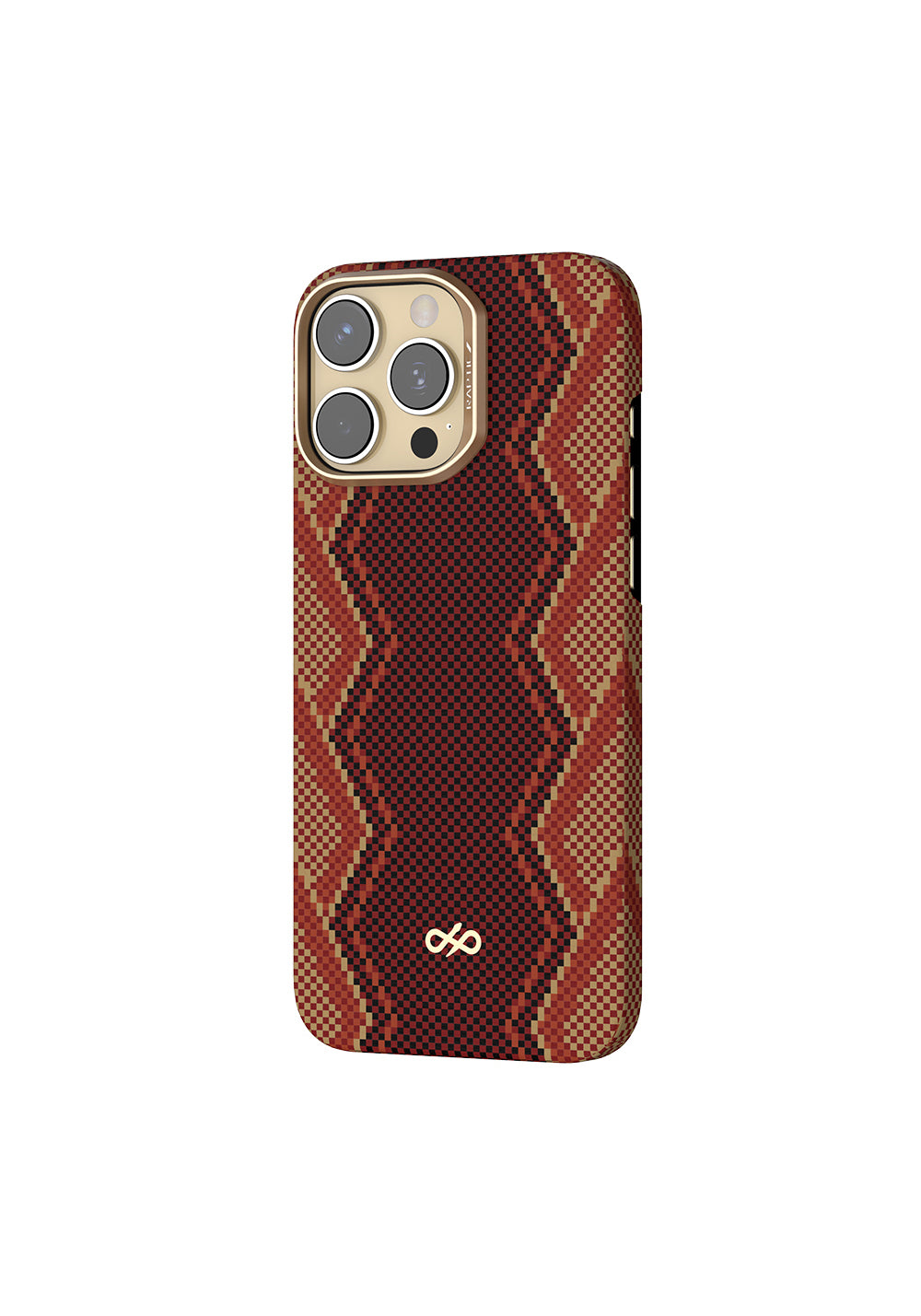 Apple iPhone 16 Pro Kılıf Manyetik Şarj Uyumlu Raptic Aramid Skin Bionic Serisi Karbon Kapak