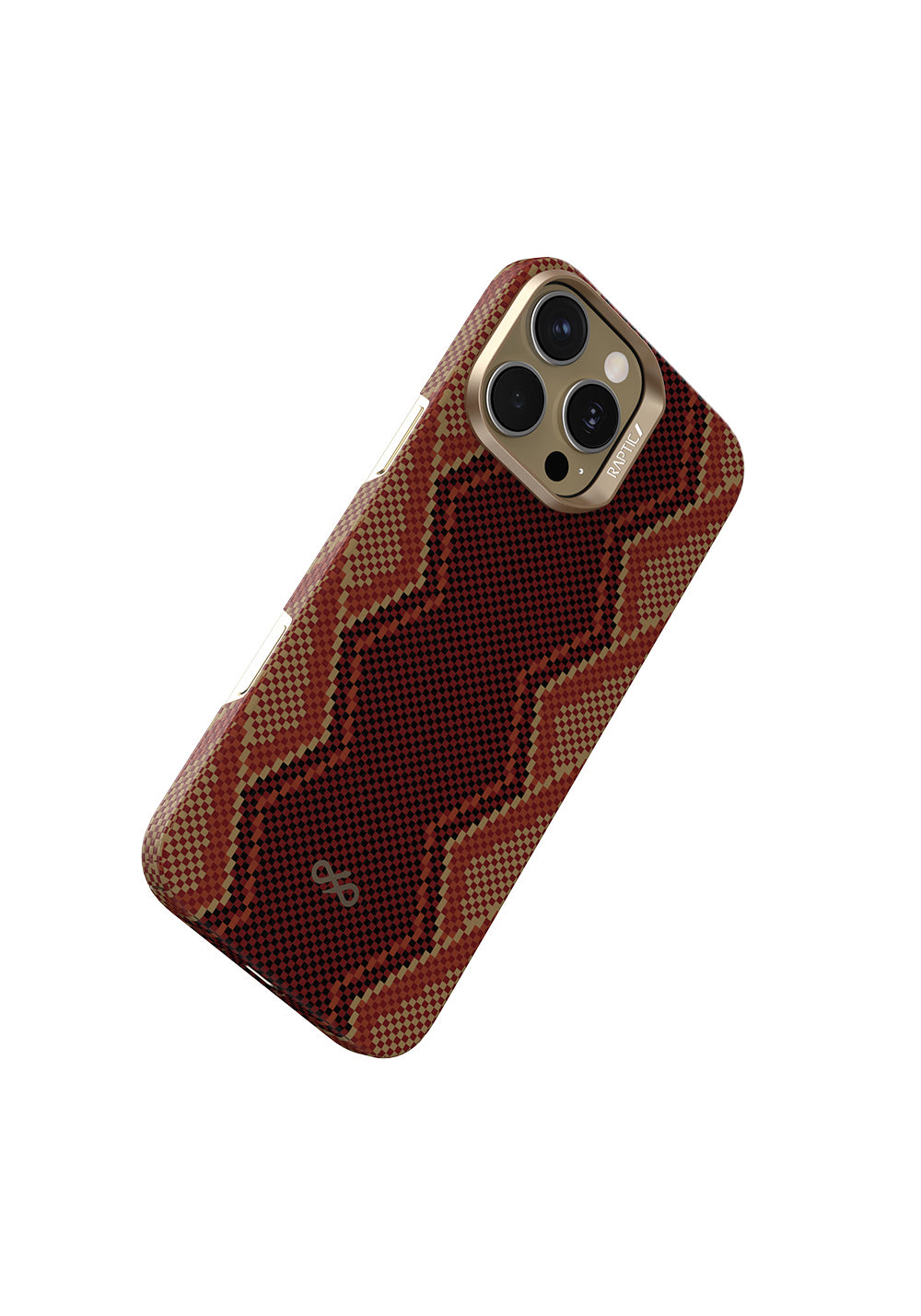 Apple iPhone 16 Pro Kılıf Manyetik Şarj Uyumlu Raptic Aramid Skin Bionic Serisi Karbon Kapak