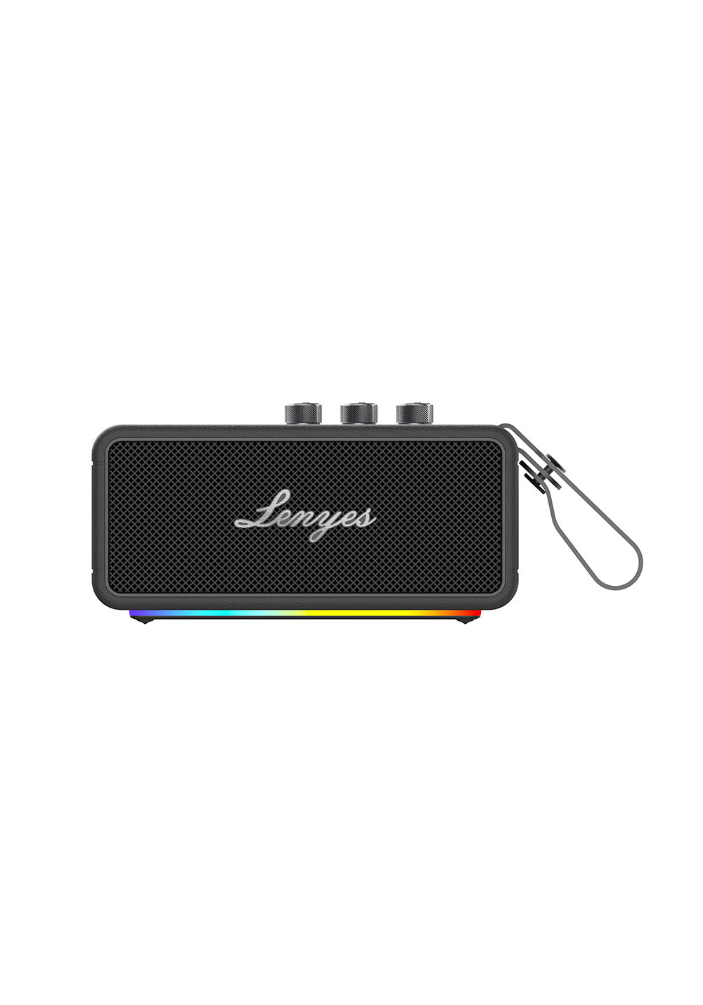 Lenyes S876 Supreme Serisi RGB Işıklı Taşınabilir Su Geçirmez TWS Bluetooth Hoparlör v5.3 45W