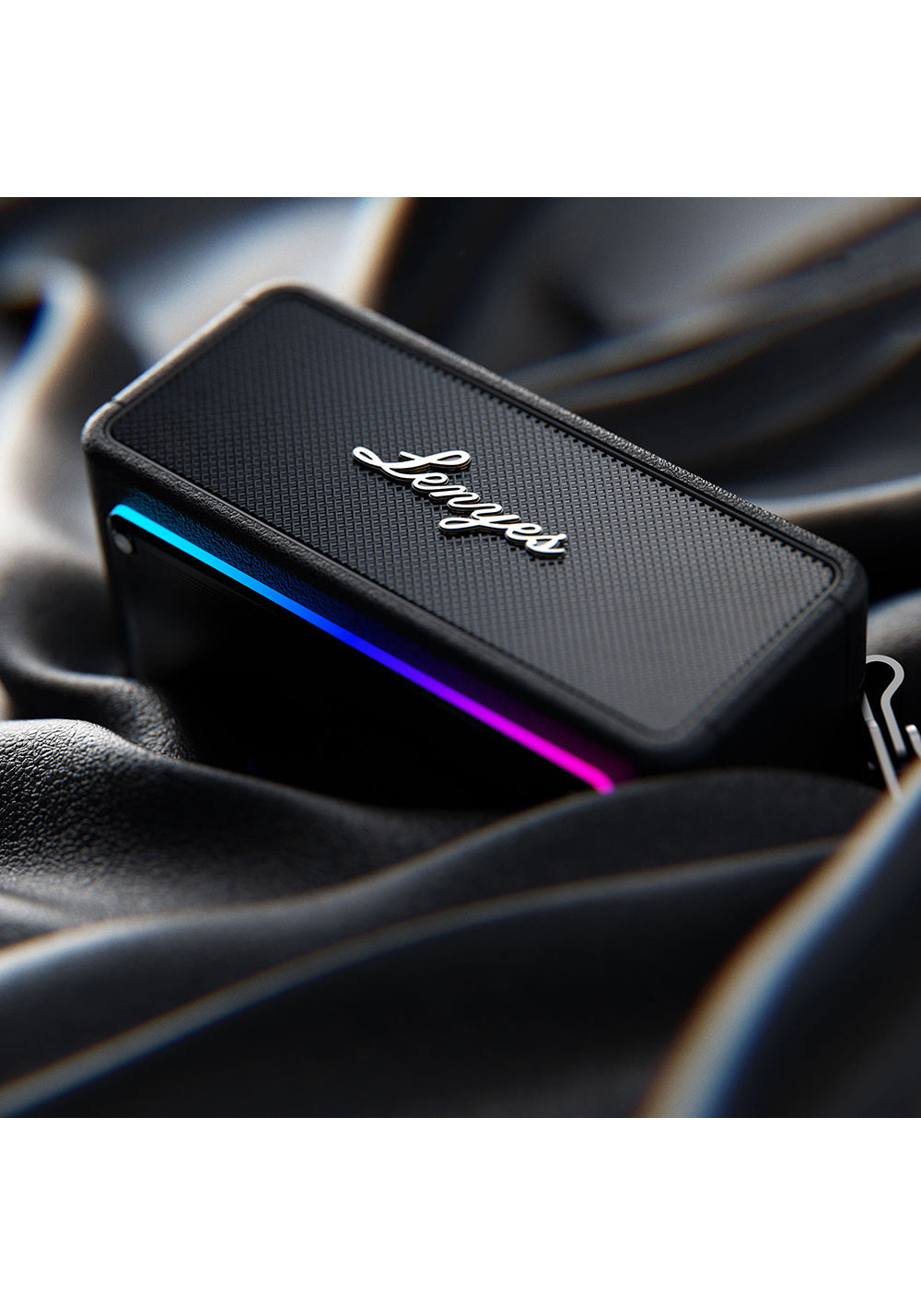 Lenyes S876 Supreme Serisi RGB Işıklı Taşınabilir Su Geçirmez TWS Bluetooth Hoparlör v5.3 45W