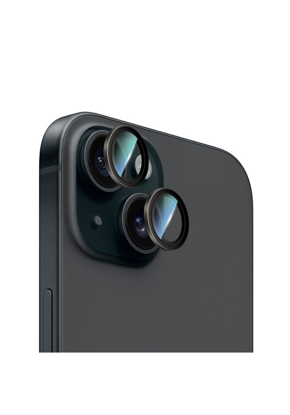 Apple iPhone 15 Plus CaseWorld Alloy Serisi Oleofobik Anti Reflective Kamera Lens Koruyucu