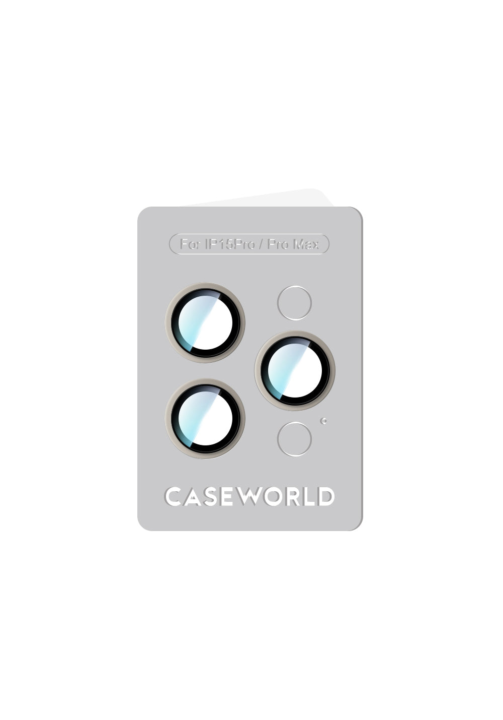Apple iPhone 15 Pro Max CaseWorld Alloy Serisi Oleofobik Anti Reflective Kamera Lens Koruyucu