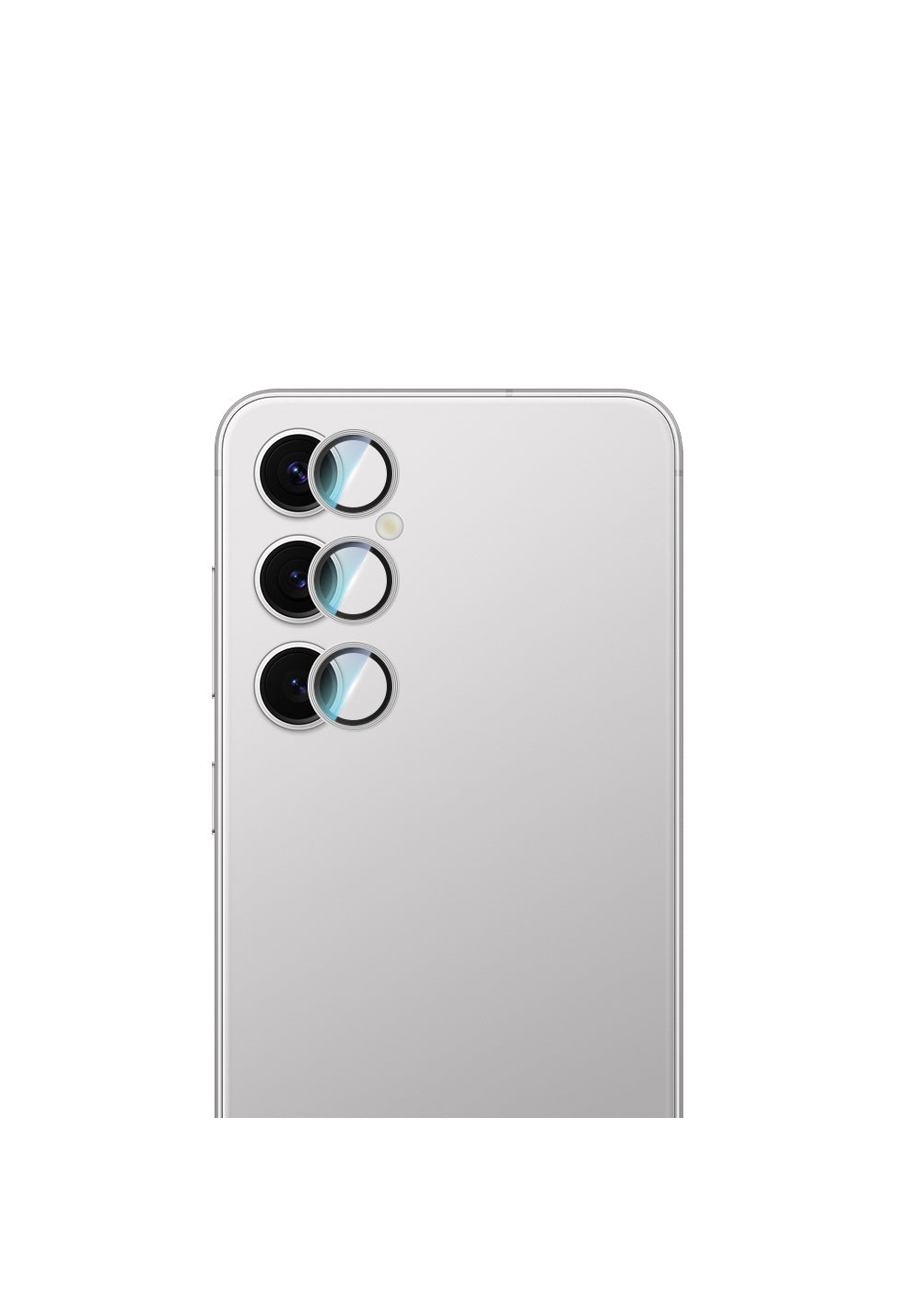 Galaxy S24 CaseWorld Alloy Serisi Oleofobik Anti Reflective Kamera Lens Koruyucu