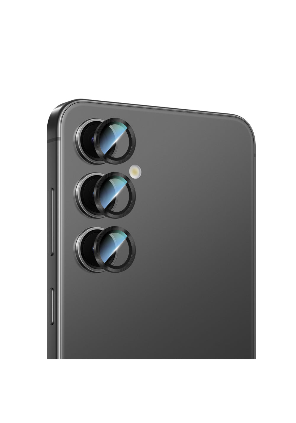 Galaxy S24 CaseWorld Alloy Serisi Oleofobik Anti Reflective Kamera Lens Koruyucu