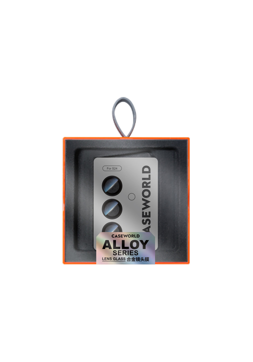 Galaxy S24 CaseWorld Alloy Serisi Oleofobik Anti Reflective Kamera Lens Koruyucu