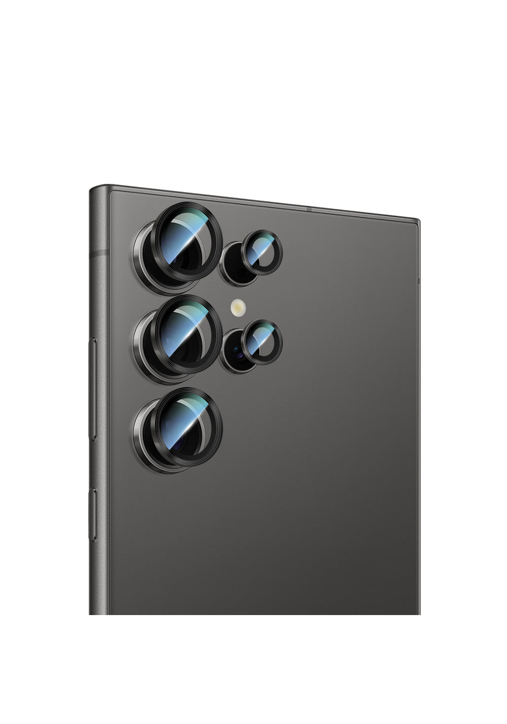 Galaxy S24 Ultra CaseWorld Alloy Serisi Oleofobik Anti Reflective Kamera Lens Koruyucu