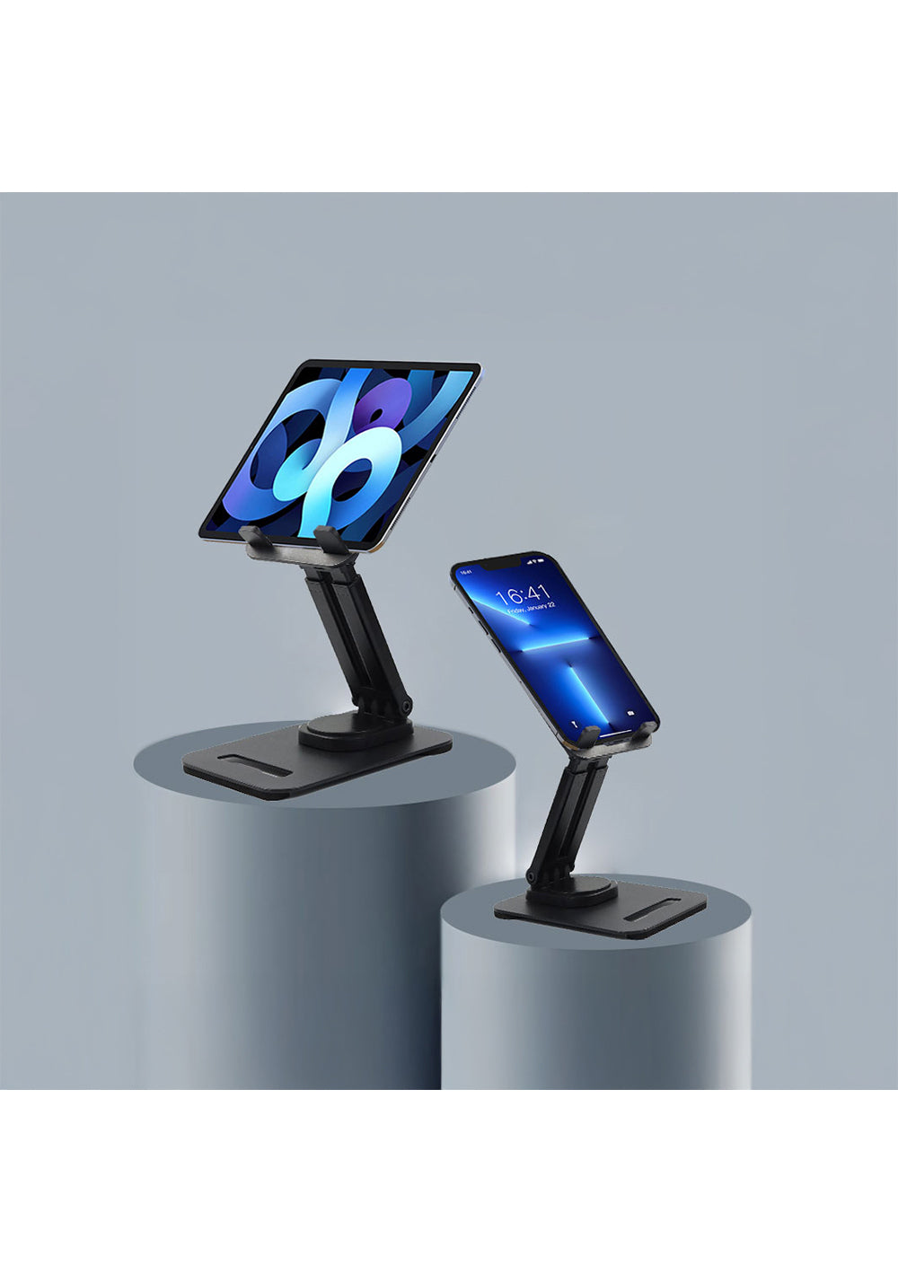 Jmary MK-62 Ayarlanabilir Katlanabilir 360 Derece Dönebilen Telefon ve Tablet Standı