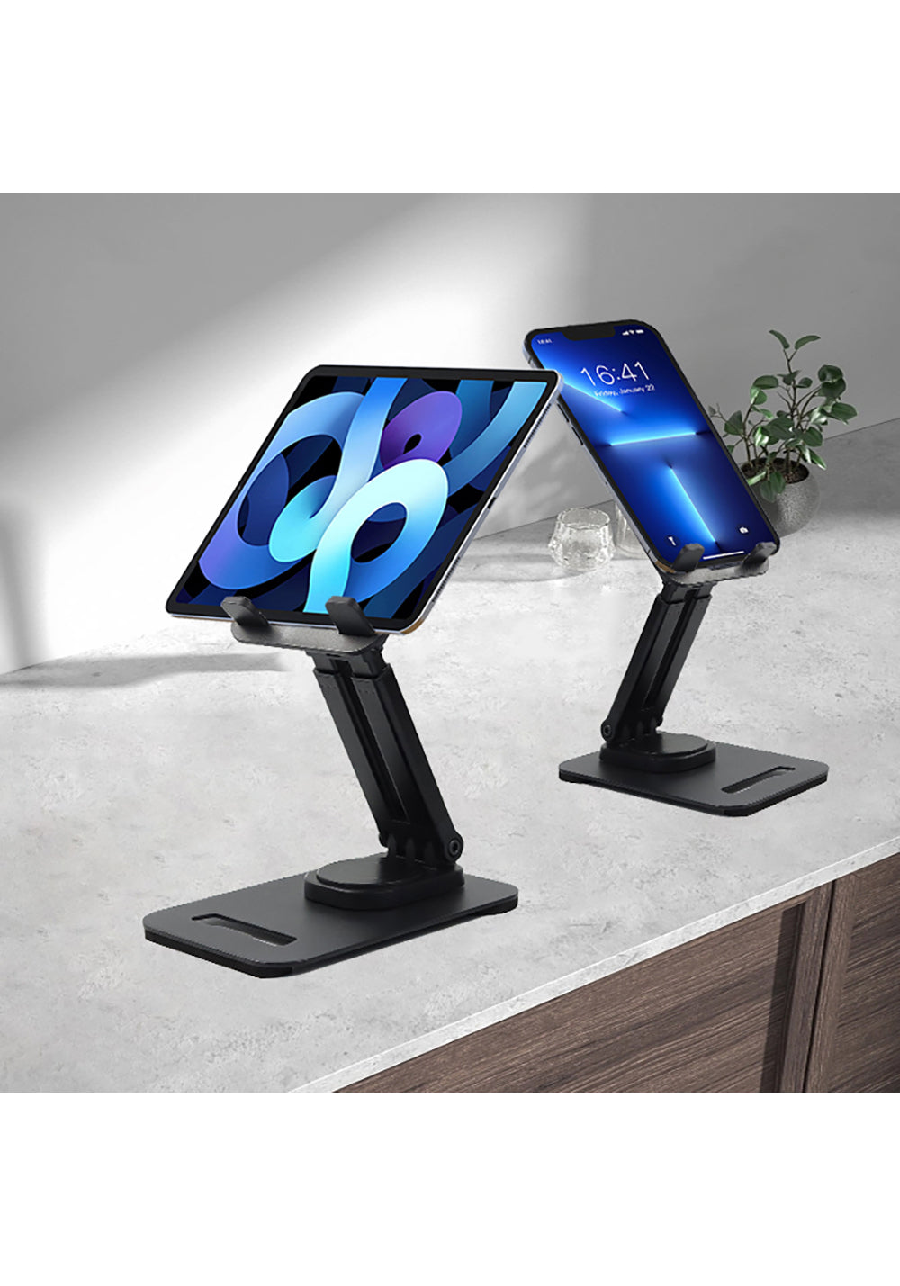 Jmary MK-62 Ayarlanabilir Katlanabilir 360 Derece Dönebilen Telefon ve Tablet Standı