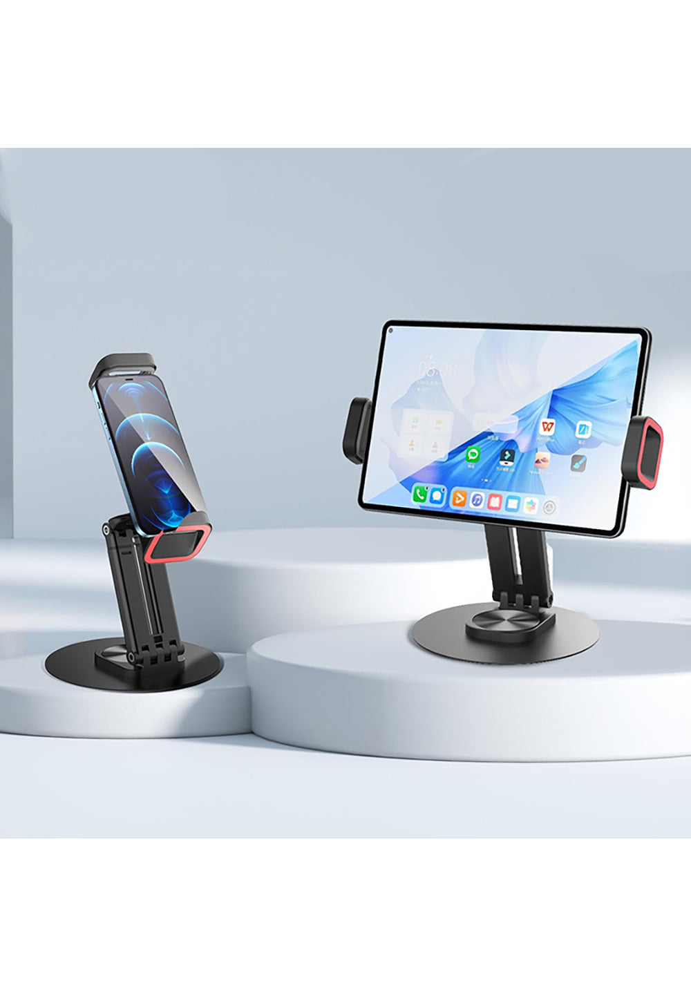 Jmary MK-63 Ayarlanabilir Katlanabilir 360 Derece Dönebilen Telefon ve Tablet Standı