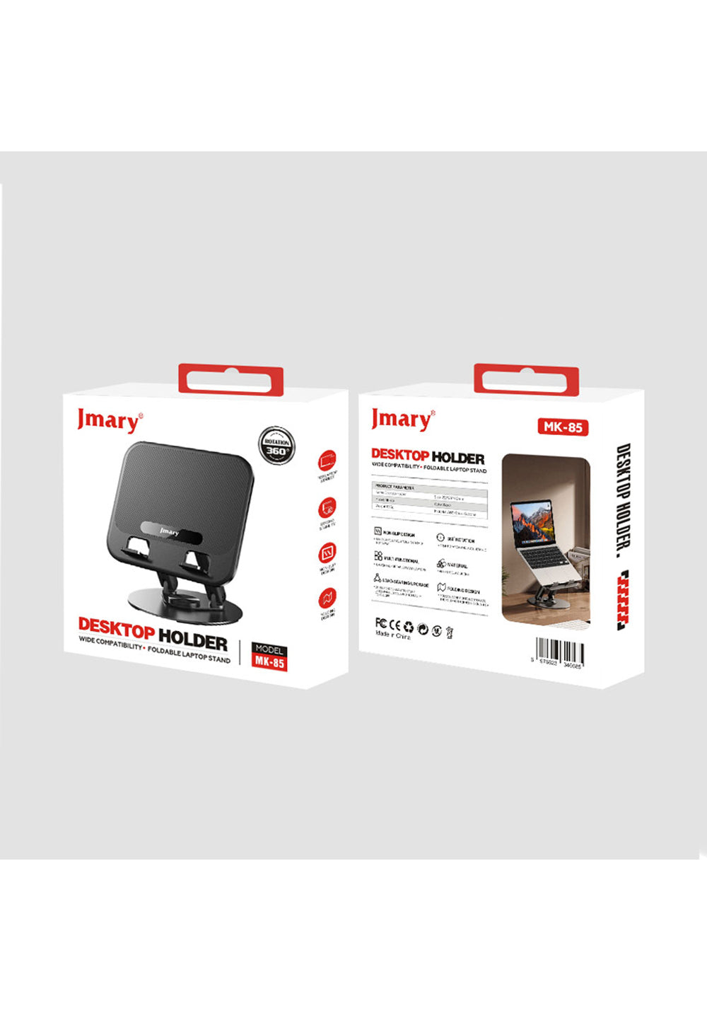 Jmary MK-85 360 Derece Ayarlanabilir Çok Fonksiyonlu Macbook Notebook Standı
