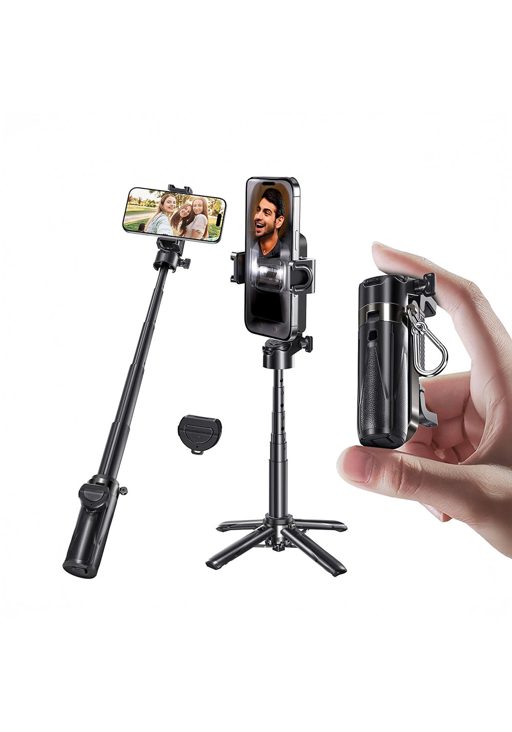 Jmary MT-18 360 Derece Dönebilen Kumandalı Selfie Çubuğu ve Tripod