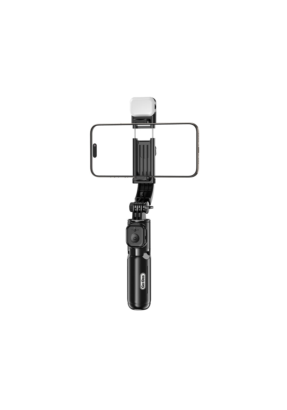 Go Des GD-ST67 Canlı Yayın Dolgu Işıklı Kumandalı 360 Derece Dönebilen Selfie Çubuğu ve Tripod