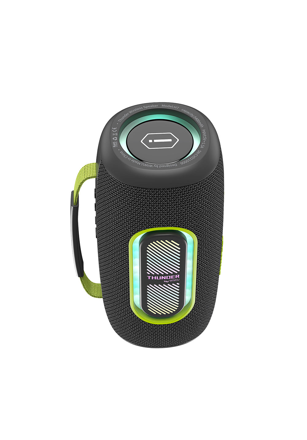 Wiwu H7 RGB Işıklı Askılı TWS Bluetooth Speaker Hoparlör v5.3 40W